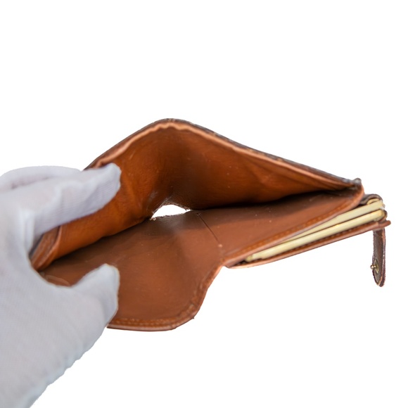 Vintage Louis Vuitton Monogram Canvas French Purse Wallet Brown - Picture 4 of 7